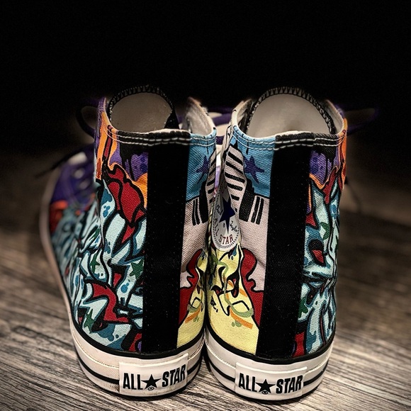 Converse All Star Chuck Taylor Cope 2 Graffiti Men's Size 10 Women Size 12 Rare! - Picture 8 of 13